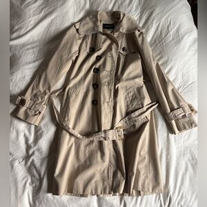 London Fog Tan Trench Coat Medium